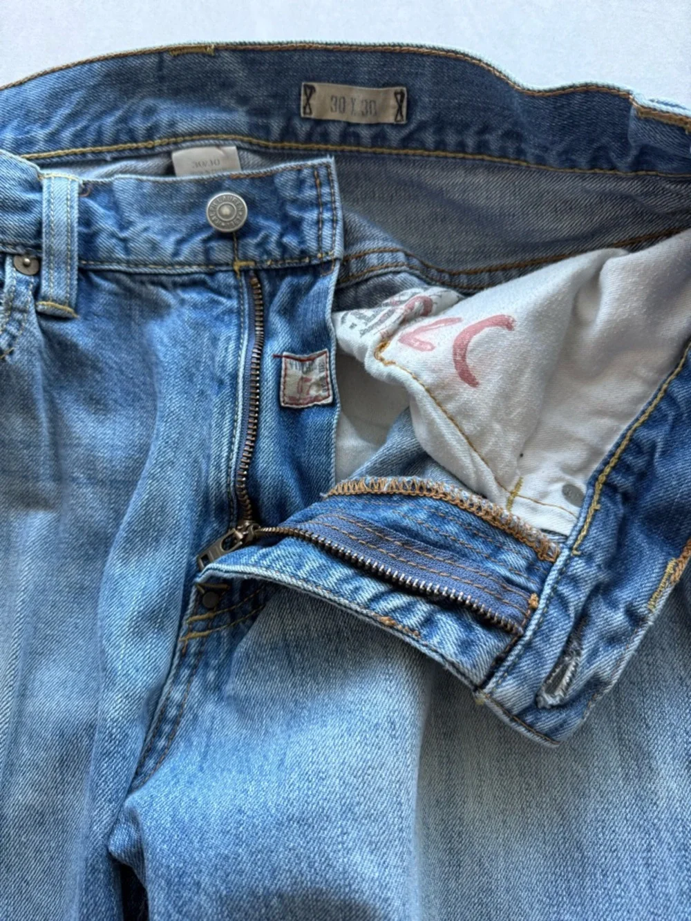 VTG Men’s Polo Ralph Lauren Jeans Med Blue Relaxed Fit Sz 30x30